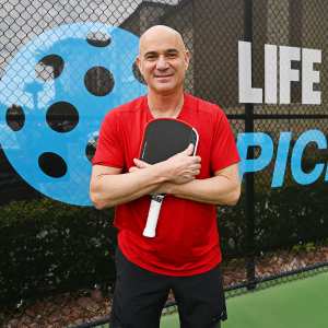 Andre Agassi Pickleball Open Play