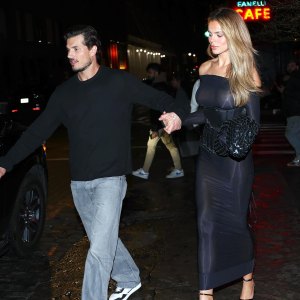 Brooks Nader Rocks Sheer Dress on Date Night With Gleb Savchenko