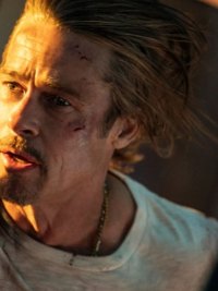 Brad Pitt in Bullet Train.