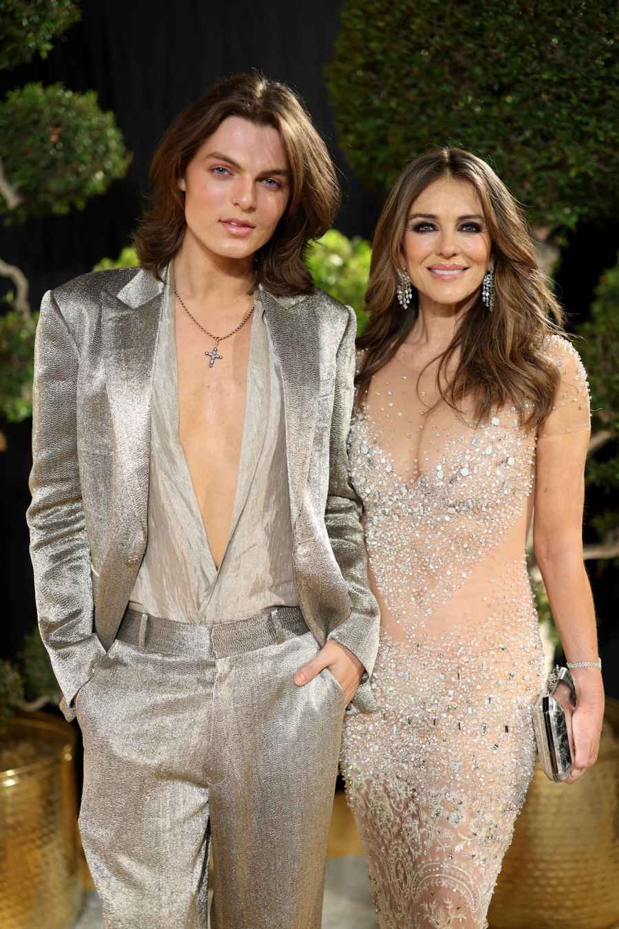 Elizabeth Hurleys Sweetest Moments With Her Son Damian Over the Years