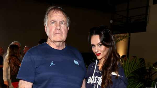 Bill Belichick and Jordan Hudson