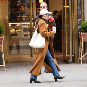 Rachel Brosnahan is seen on April 04, 2025 in New York City.
