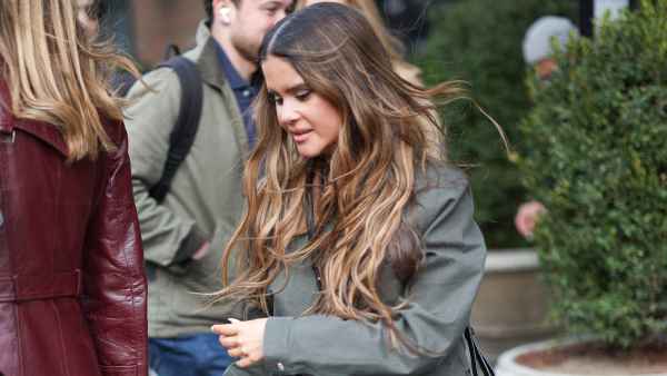 Maren Morris seen in East Village on April 08, 2025 in New York City.