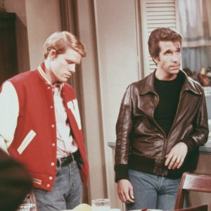 Ron Howard, Henry Winkler and Marion Ross in 'Happy Days'