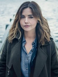 A woman looks at a camera in The Jetty.