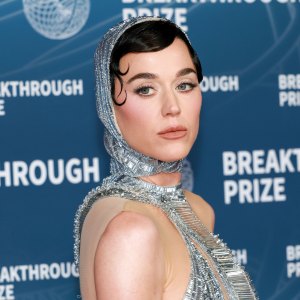 SANTA MONICA, CALIFORNIA - APRIL 05: Katy Perry attends the 11th Breakthrough Prize Ceremony at Barker Hangar on April 05, 2025 in Santa Monica, California. (Photo by Matt Winkelmeyer/FilmMagic)