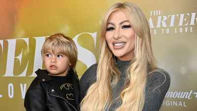 Late Aaron Carters 3 Year Old Son Hits Red Carpet for New Doc Family Photos
