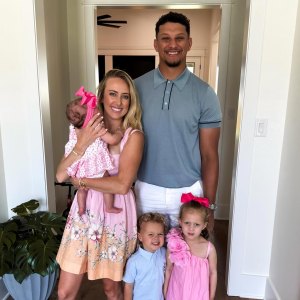 Patrick and Brittany Mahomes Celebrate 1st Easter as a Family of 5 With Rare Pic of Baby Golden