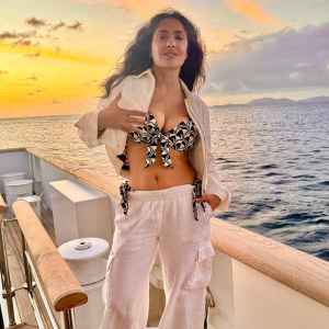 Salma Hayek Shows Off Her Bikini Body in Sizzling Swimsuit