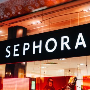Strasbourg, France - December 20, 2016: Sephora cometics store in French city, Sephora is a French chain of cosmetics stores founded in 1969. Featuring nearly 300 brands
