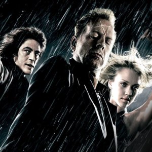 The cast of Sin City from the film's poster.