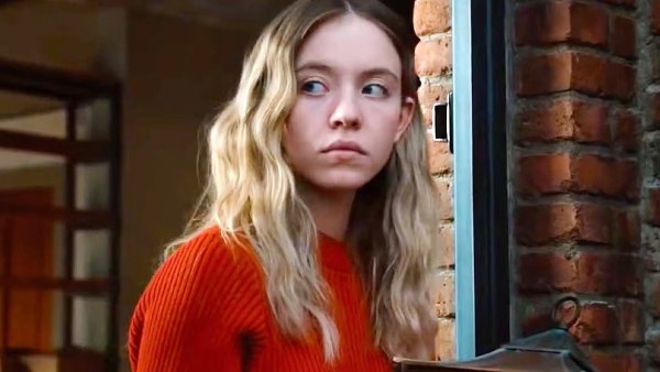A woman looks concerned in The Voyeurs.
