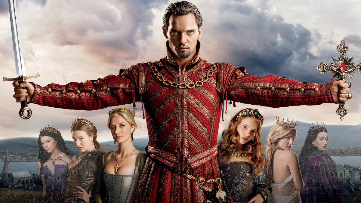 King Henry VIII and his wives in The Tudors.