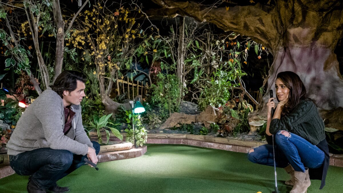 Kristoffer Polaha and Meghan Markle in 'Dater's Handbook.'