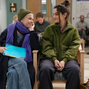 Two women look at each other in 'Dying For Sex.'