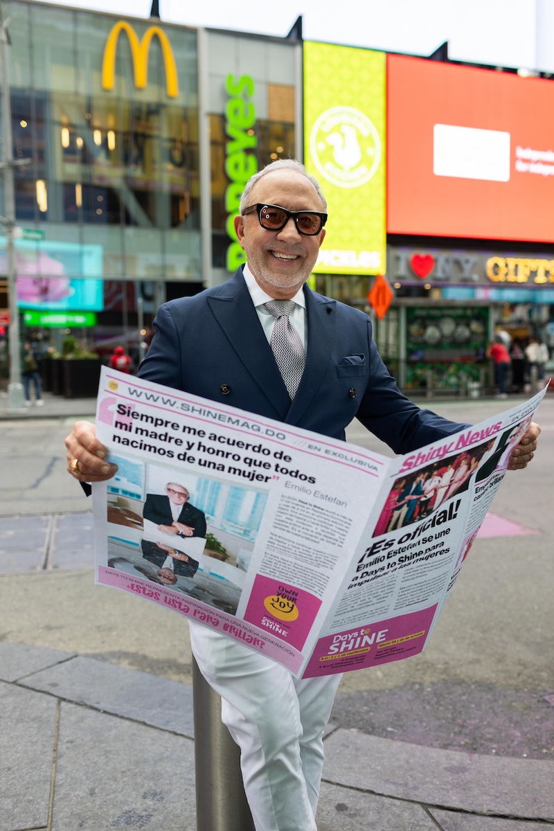 Emilio Estefan como socio de Days to Shine
