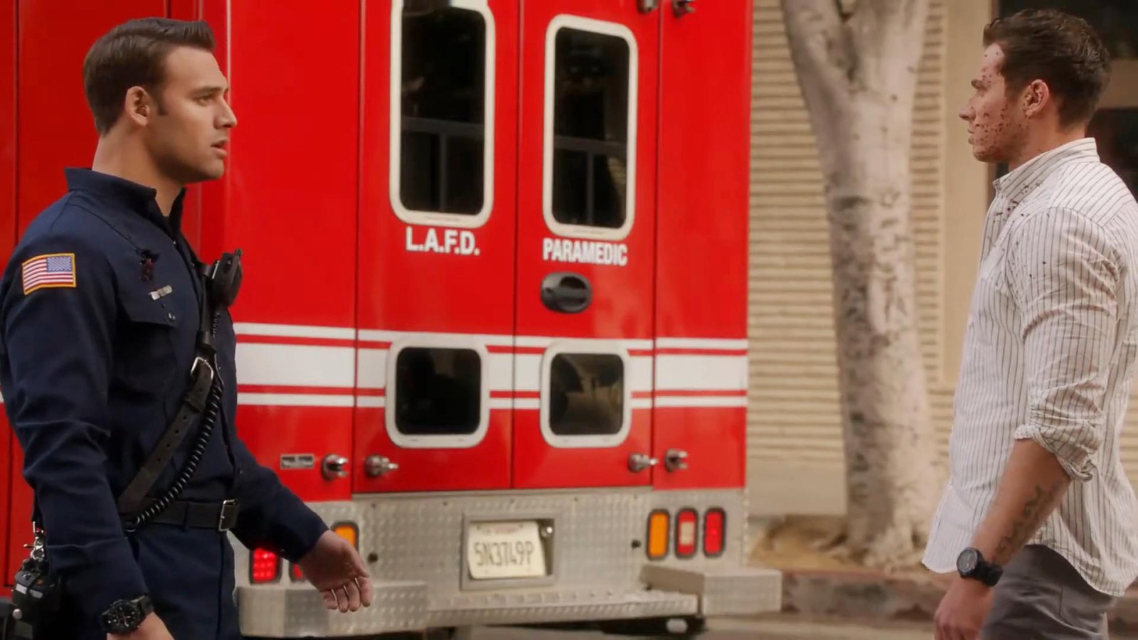 Oliver Stark and Ryan Guzman Break Down 9-1-1 Buck and Eddie Scenes