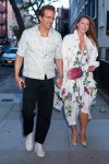 Blake Lively and Ryan Reynolds smile during the outside in the middle of Justin Baldoni and Taylor Swift Drama 2