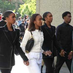 Diddy s Kids and Mom Janice Spotted at Courthouse as Trial Begins in NYC