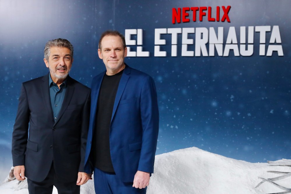 Actor Ricardo Darín y el director Bruno Stagnaro.