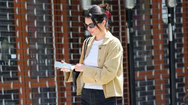 Kendall Jenner is seen on May 3, 2025 in New York City.