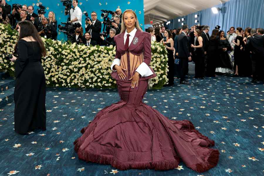 Savannah James 2025 Met Gala Blue Carpet