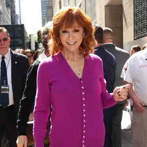 Reba McEntire is seen attending the NBCUniversal Upfront 2025 at Radio City Music Hall in Midtown, Manhattan on May 12, 2025 in New York City.