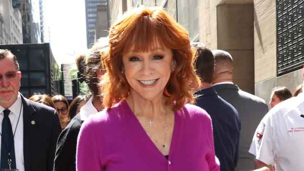 Reba McEntire is seen attending the NBCUniversal Upfront 2025 at Radio City Music Hall in Midtown, Manhattan on May 12, 2025 in New York City.