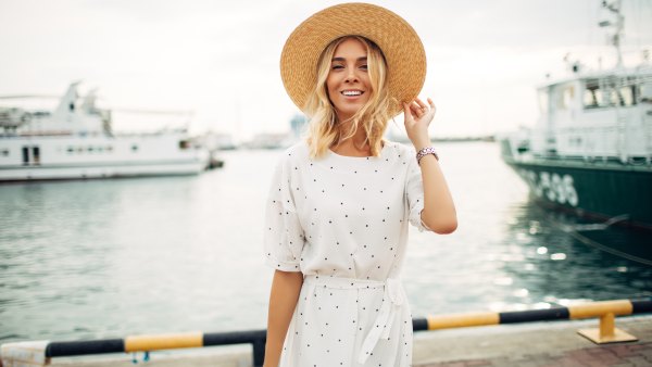 Woman at the marina