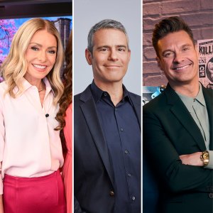 Kelly Ripa and Andy Cohen Want to Ask Ryan Seacrest About His Ex Shana Wall Kissing PK Kemsley 861