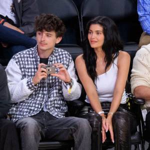 Kylie Jenner and Timothee Chalamet Pack on PDA at NBA Game