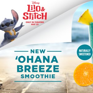 Lilo and Stitch Tropical Smoothie Cafe Collaboration