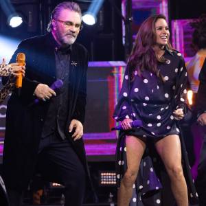 Manuel Mijares, Lucero y Alexander, en Juego de Voces.