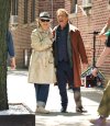 Meryl Streep and Martin share a passionate kiss