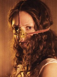 A girl wears a nose mask in 'The Ugly Stepsister.'