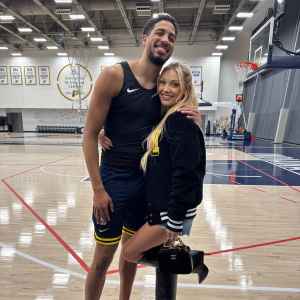 Tyrese Haliburton s Girlfriend Jade Jones Celebrates With My Baby After Crazy Game 1 Win