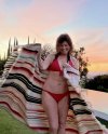Valerie Bertinelli rocks red bikini at 65 in the pool