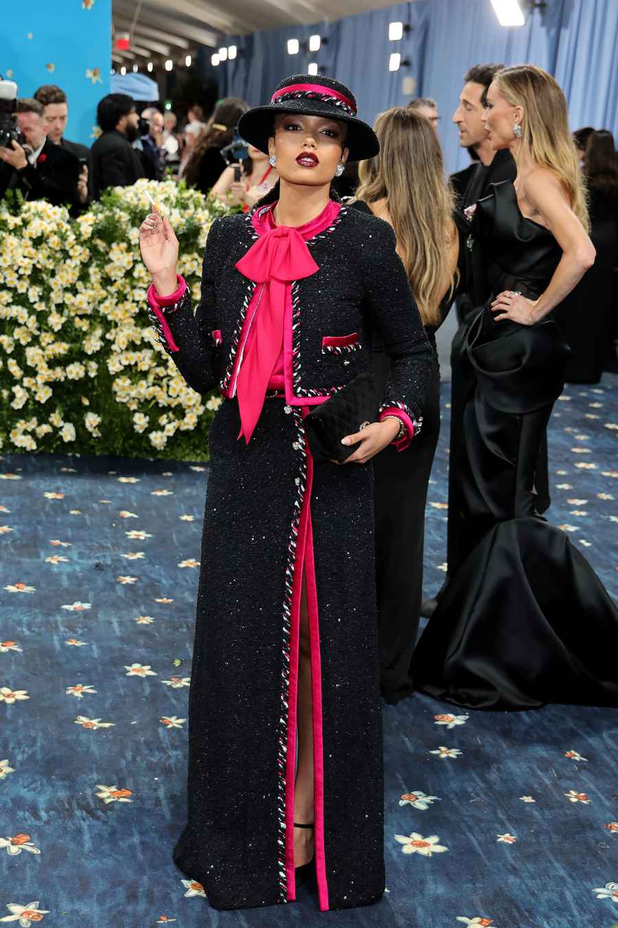 Whitney Peak Red Carpet Arrival Blue Carpet 2025 Met Gala