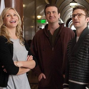 Three people smile in 'Bad Teacher.'