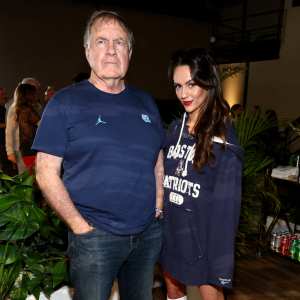Bill Belichick and Jordon Hudson