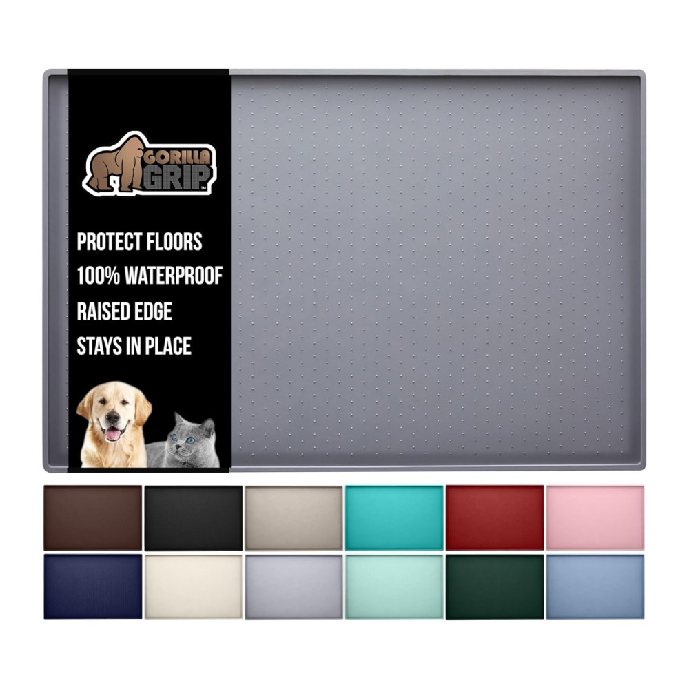 Gorilla Grip Raised Edge Pet Feeding Mat
