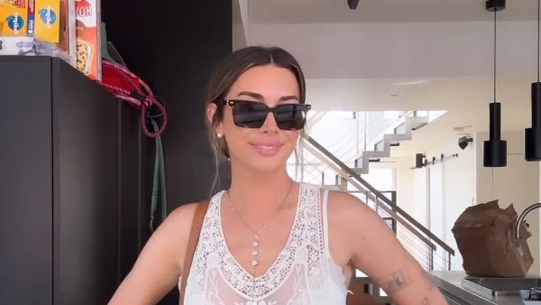 Brianna Chickenfry Shows Off Her Lingerie in Sheer Top