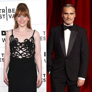 Bryce Dallas Howard Says Playing Childhood Crush Joaquin Phoenixs Love Interest Was Dream Come True