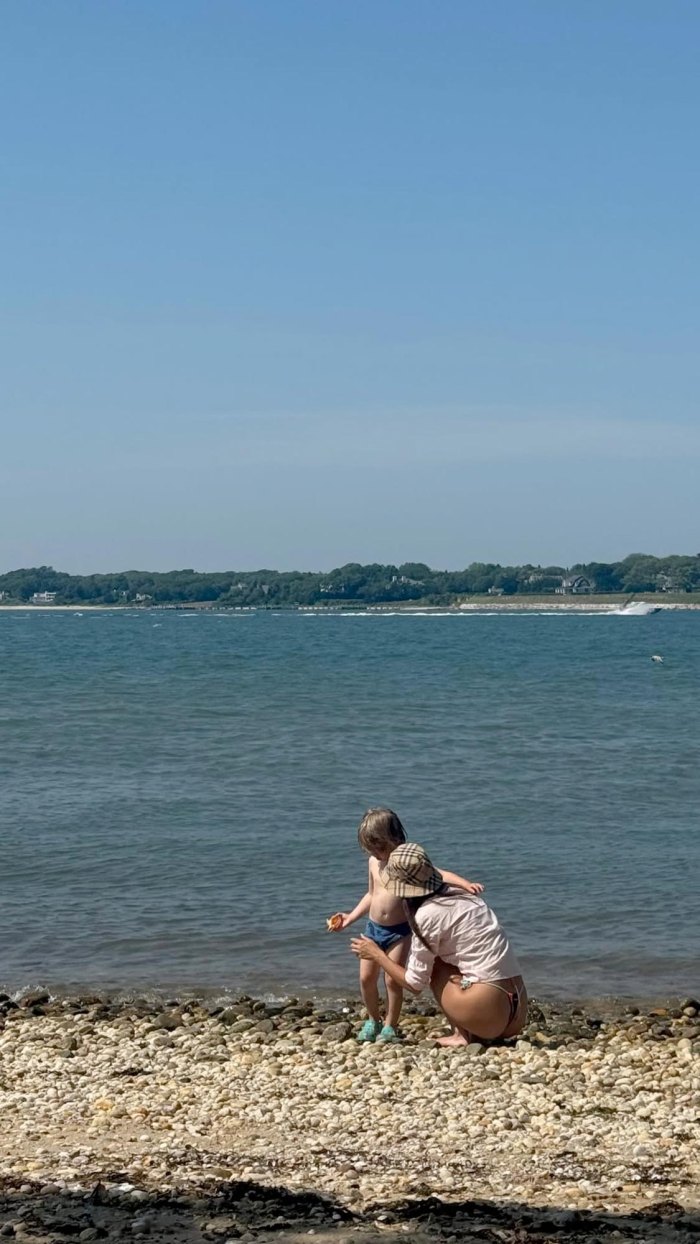 Emily Ratajkowski Rocks Thong Bikini on Beach With Son Sylvester Us