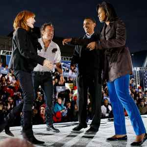 Feature Michelle Obama Says Bruce Springsteen and Patti Scialfa Have Been Her and Barack Obama Couple Mentors
