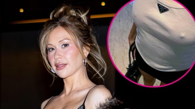 Gabby Windey Rocks a Nipple Baring Prada Tank Top GettyImages 2204651769