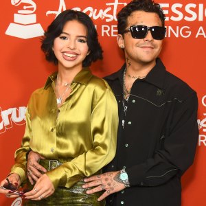 Ángela Aguilar y Christian Nodal.