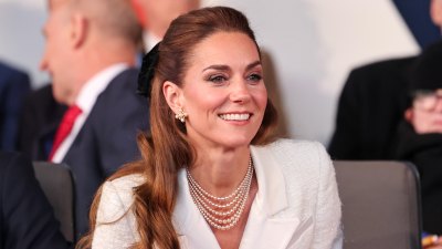 Catherine, Princess of Wales attends a concert to mark the 80th Anniversary of VE Day at Horse Guards Parade on May 08, 2025 in London, England. The King and Queen, joined by Members of the Royal Family, will take part in events from May 5th to May 8th to commemorate the 80th anniversary of VE Day, which signalled the end of the Second World War in Europe.