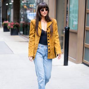 Dakota Johnson is seen in Midtown on May 30, 2025 in New York City.