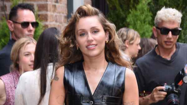 NEW YORK, NY - JUNE 6: Miley Cyrus arrives at the CHANEL Tribeca Festival Women's Luncheon to celebrate the "Through Her Lens" Program on June 06, 2025 in New York City.